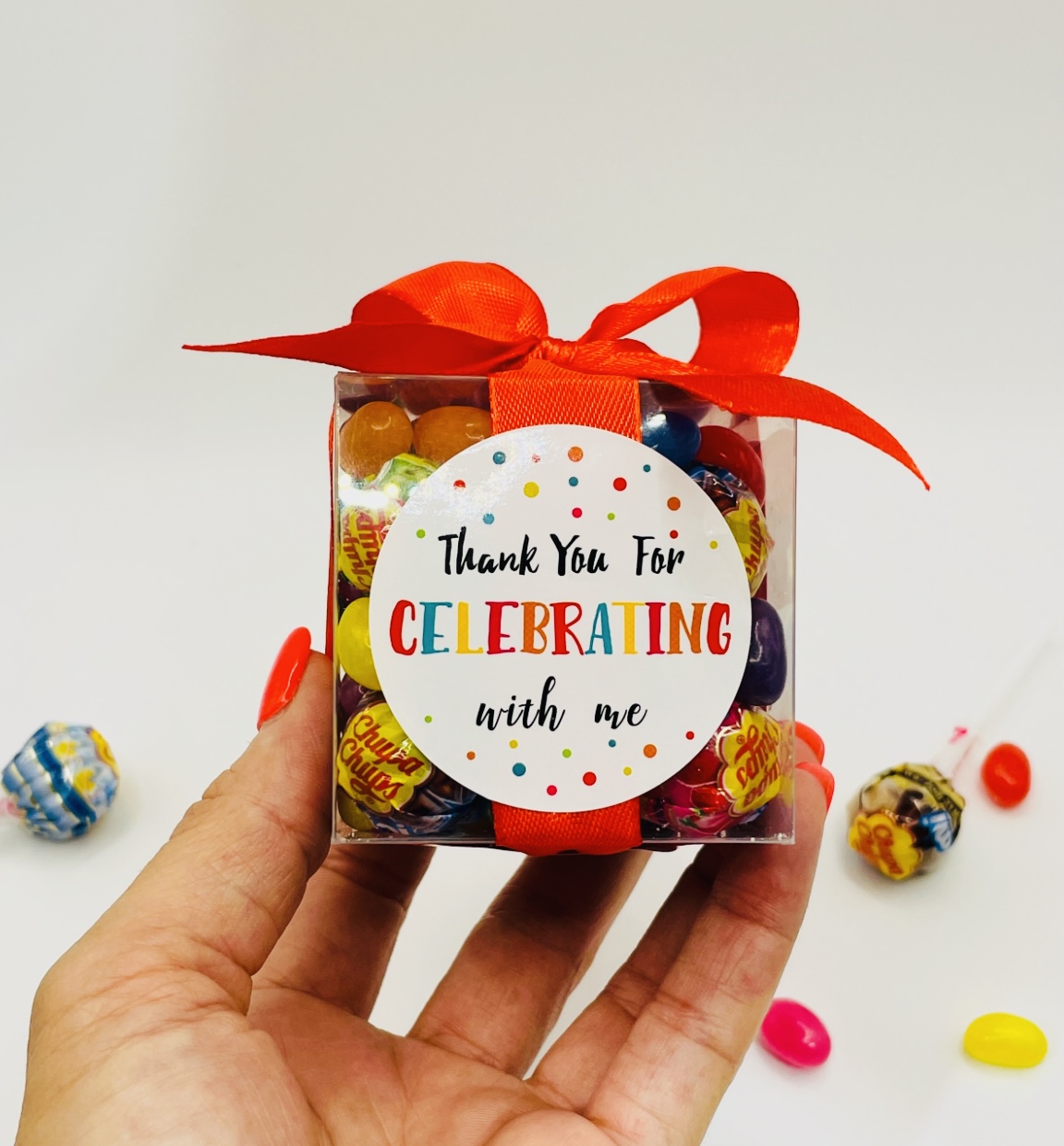 MINI ME JELLY BEANS FAVOUR BOX